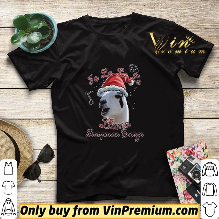 14d77499 humorous christmas carol singing llama lampasas george shirt sweater 4 - Humorous Christmas Carol Singing Llama Lampasas George shirt sweater