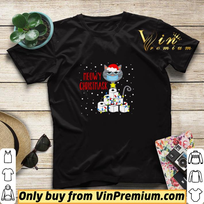 46688450 cat face mask toilet paper meowy christmask christmas shirt sweater 4 - Cat face mask toilet paper meowy Christmask Christmas shirt sweater
