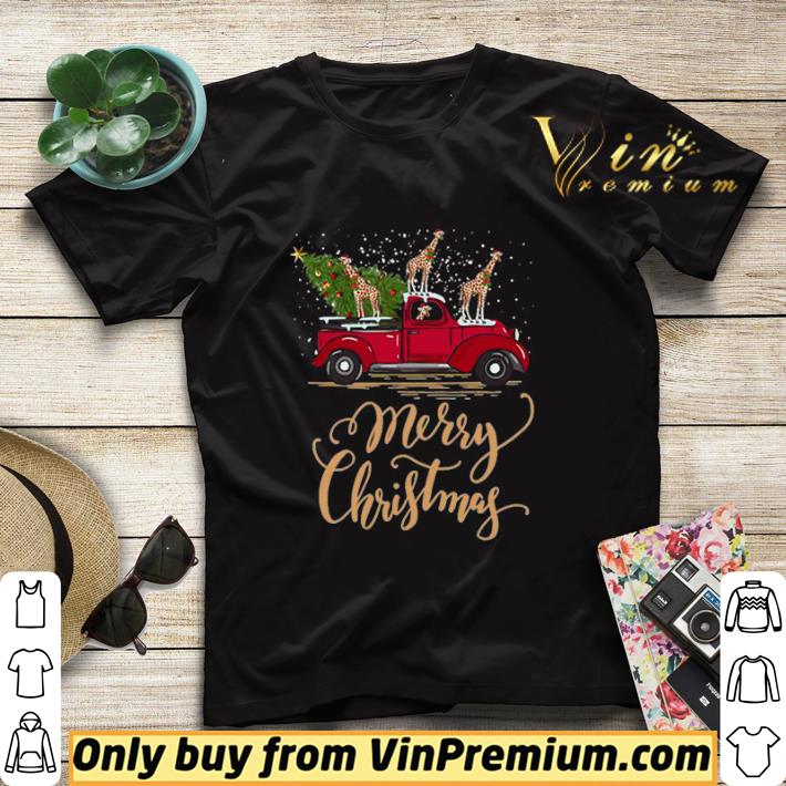 Giraffe driving christmas tree truck shirt sweater 4b7d64ef giraffe driving christmas tree truck shirt sweater 4 - Giraffe driving christmas tree truck shirt sweater