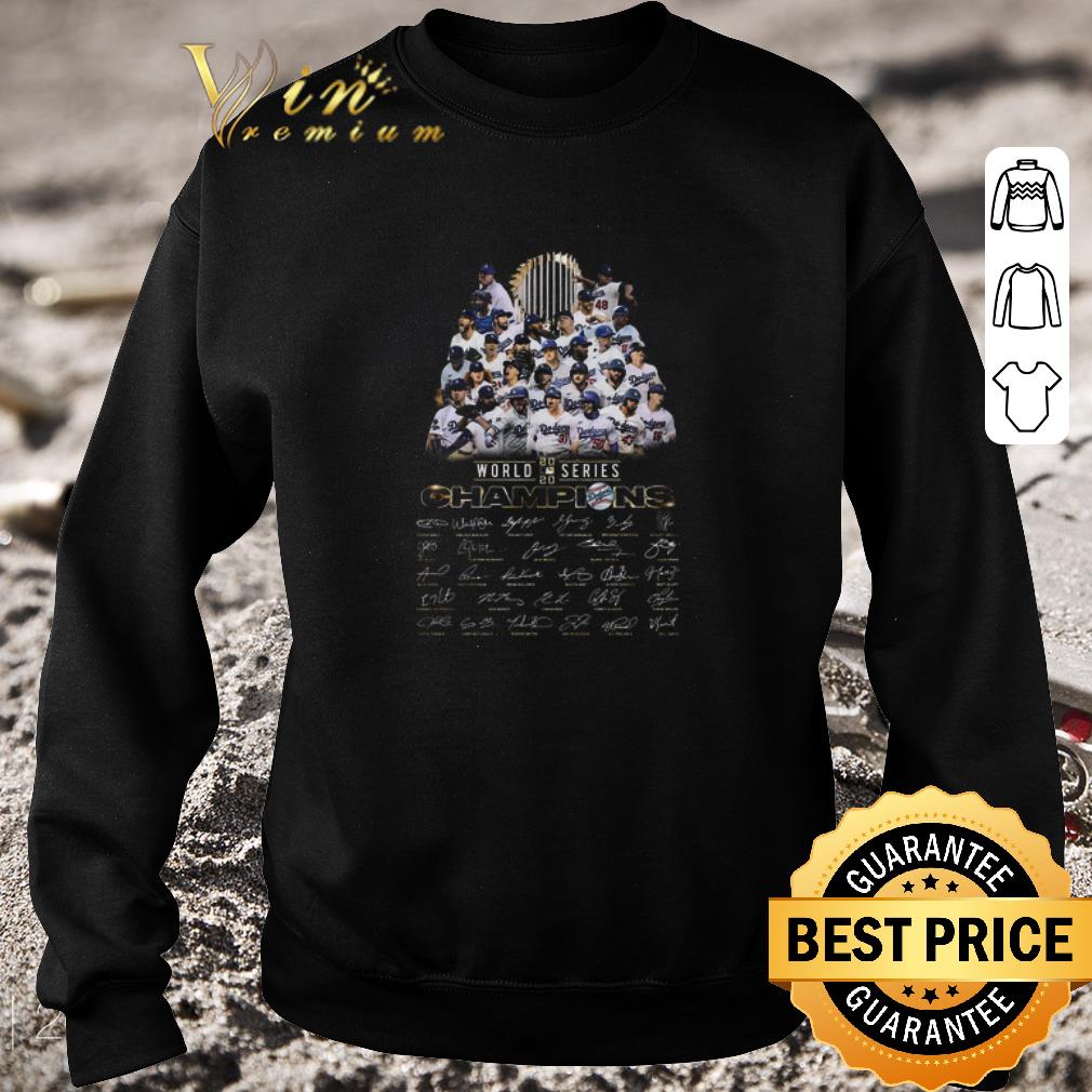 67005c77 premium los angeles dodgers world series 2020 champions signatures shirt 4 - Premium Los Angeles Dodgers World Series 2020 Champions Signatures shirt