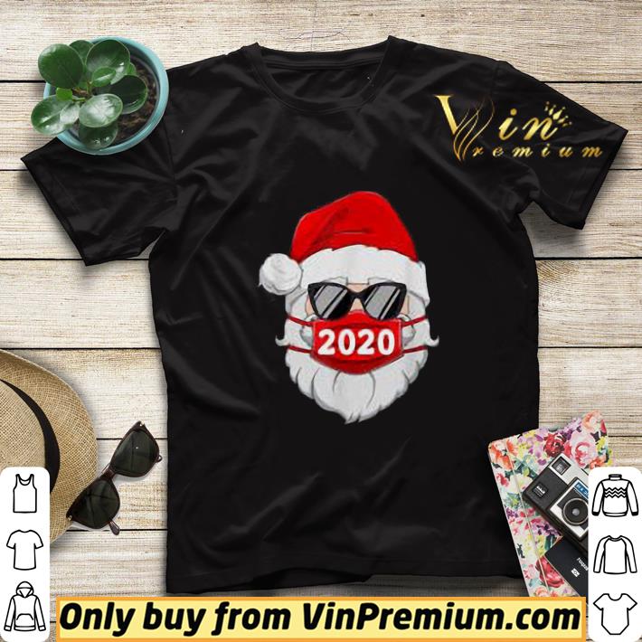 696e8e73 santa with face mask christmas 2020 shirt sweater 4 - Santa With Face Mask Christmas 2020 shirt sweater