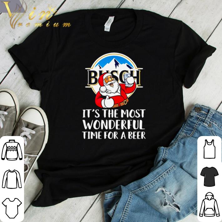Official Santa Busch Light it’s the most wonderful time for a beer shirt sweater