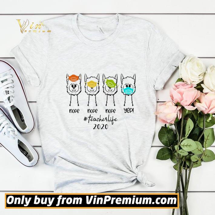 Llama nope Yep Teacherlife 2020 Right Way To Wear Mask shirt sweater 92b300fc llama nope yep teacherlife 2020 right way to wear mask shirt sweater 4 - Llama nope Yep Teacherlife 2020 Right Way To Wear Mask shirt sweater