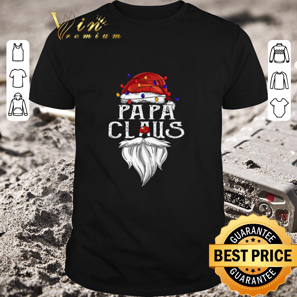 Official Santa Claus Papa Claus Ligh Christmas shirt