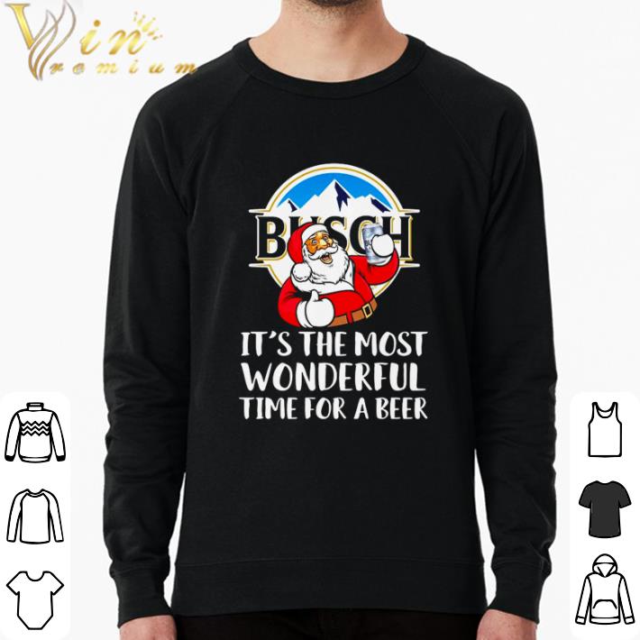 a0380018 official santa busch light it s the most wonderful time for a beer shirt sweater 4 - Official Santa Busch Light it’s the most wonderful time for a beer shirt sweater