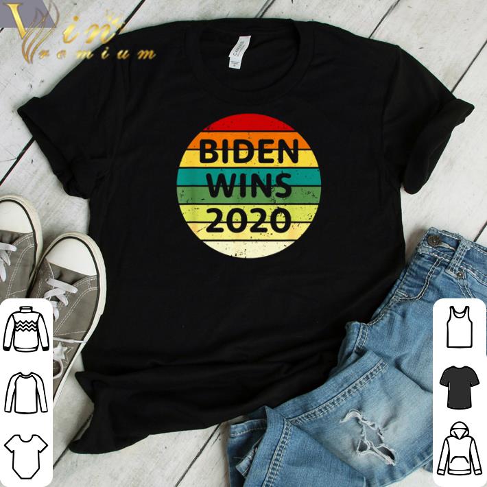 Funny Joe Biden wins 2020 president vintage shirt sweater
