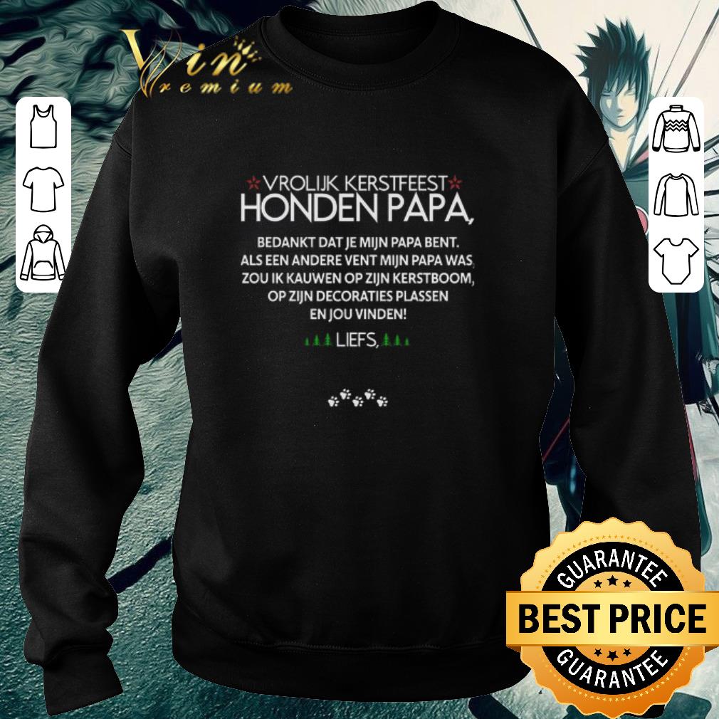 beec42c9 official vrolijk kerstfeest honden papa shirt 4 - Official Vrolijk Kerstfeest Honden Papa shirt