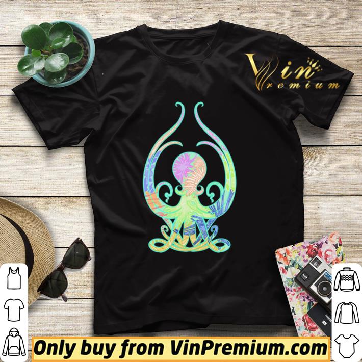 e75570db art nouveau octopus beautiful yoga floral tentacles shirt sweater 4 - Art Nouveau Octopus Beautiful Yoga Floral Tentacles shirt sweater