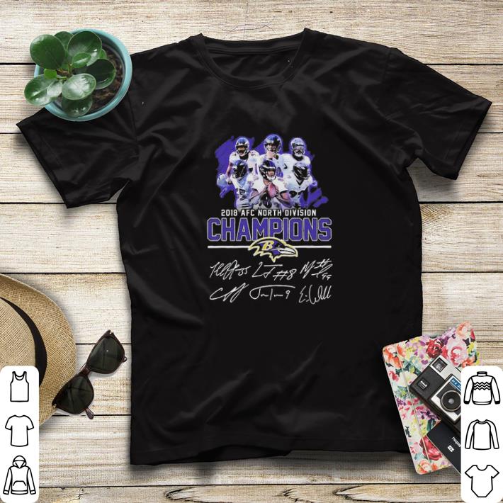 Funny Baltimore Ravens 2018 AFC North Division Champions signatures shirt sweater 097cbe9d funny baltimore ravens 2018 afc north division champions signatures shirt sweater 4 - Funny Baltimore Ravens 2018 AFC North Division Champions signatures shirt sweater