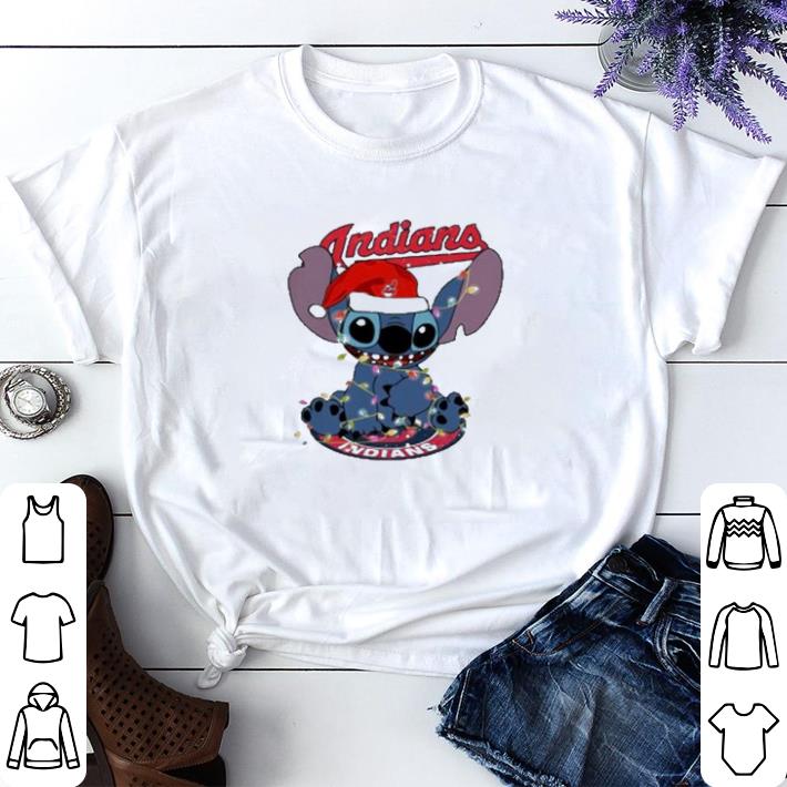 0f93083a funny cleveland indians mlb noel stitch baseball christmas shirt sweater 4 - Funny Cleveland Indians MLB noel Stitch Baseball Christmas shirt sweater