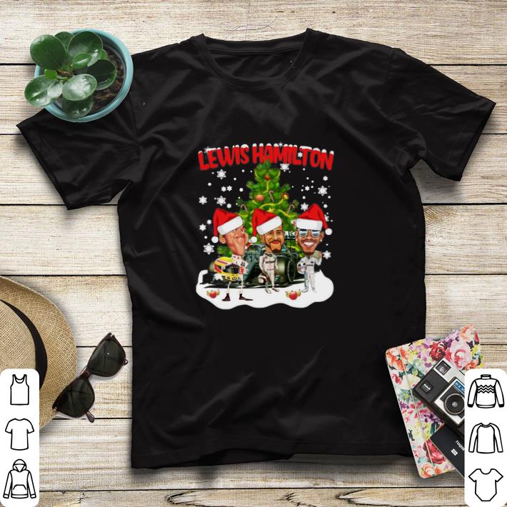 27662068 premium lewis hamilton chibi christmas tree shirt sweater 4 - Premium Lewis Hamilton Chibi Christmas Tree shirt sweater