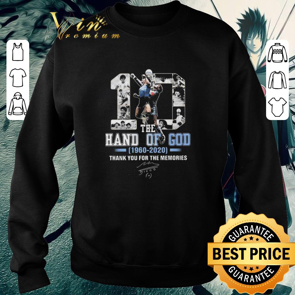 40c4ceed awesome 10 diego maradona the hand of god 1960 2020 thank you for the memories signature shirt 4 - Awesome 10 Diego Maradona The Hand Of God 1960 2020 Thank You For The Memories Signature shirt