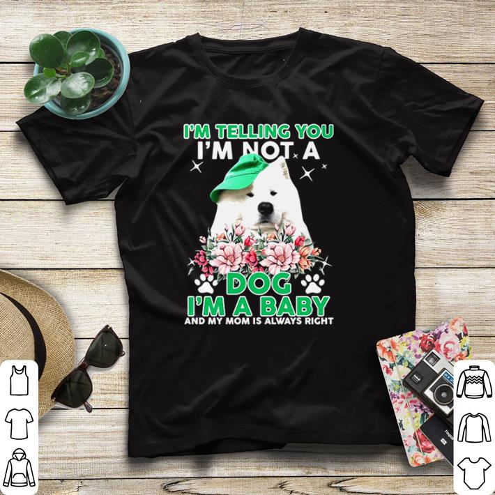 4de58370 official samoyed dog i m telling you i m not a dog i m a baby and my mom is always right shirt sweater 4 - Official Samoyed Dog I’m Telling You I’m Not A Dog I’m A Baby And My Mom Is Always Right shirt sweater