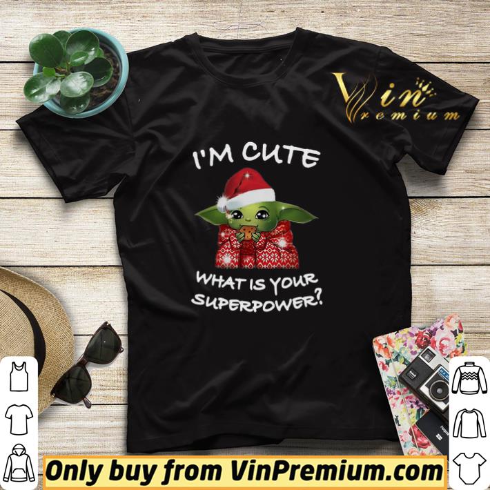54c52c40 santa baby yoda i m cute what is your superpower christmas shirt sweater 4 - Santa Baby Yoda I’m Cute What Is Your Superpower Christmas shirt sweater