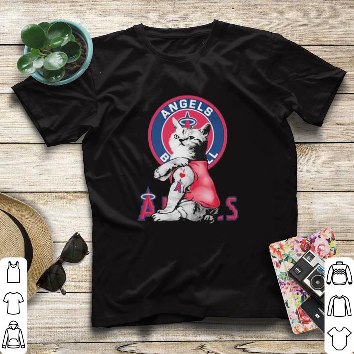 78248d28 official cat tattoo i love los angeles angels shirt sweater 4 - Official Cat tattoo I love Los Angeles Angels shirt sweater