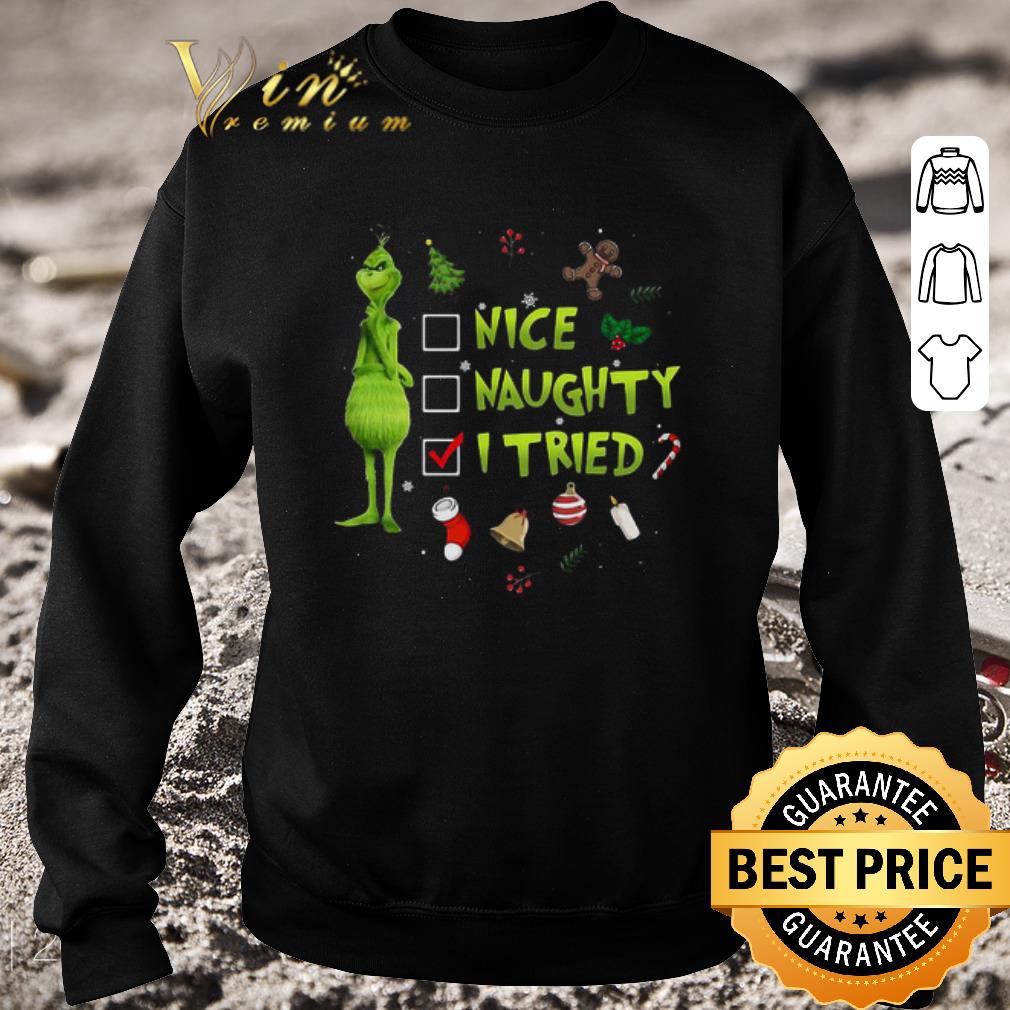 Original Grinch Nice Naughty I Tried Christmas shirt 795ed6a6 original grinch nice naughty i tried christmas shirt 4 - Original Grinch Nice Naughty I Tried Christmas shirt
