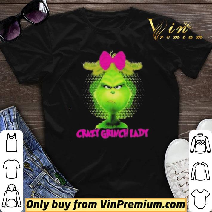 Crazy Grinch Lady shirt sweater
