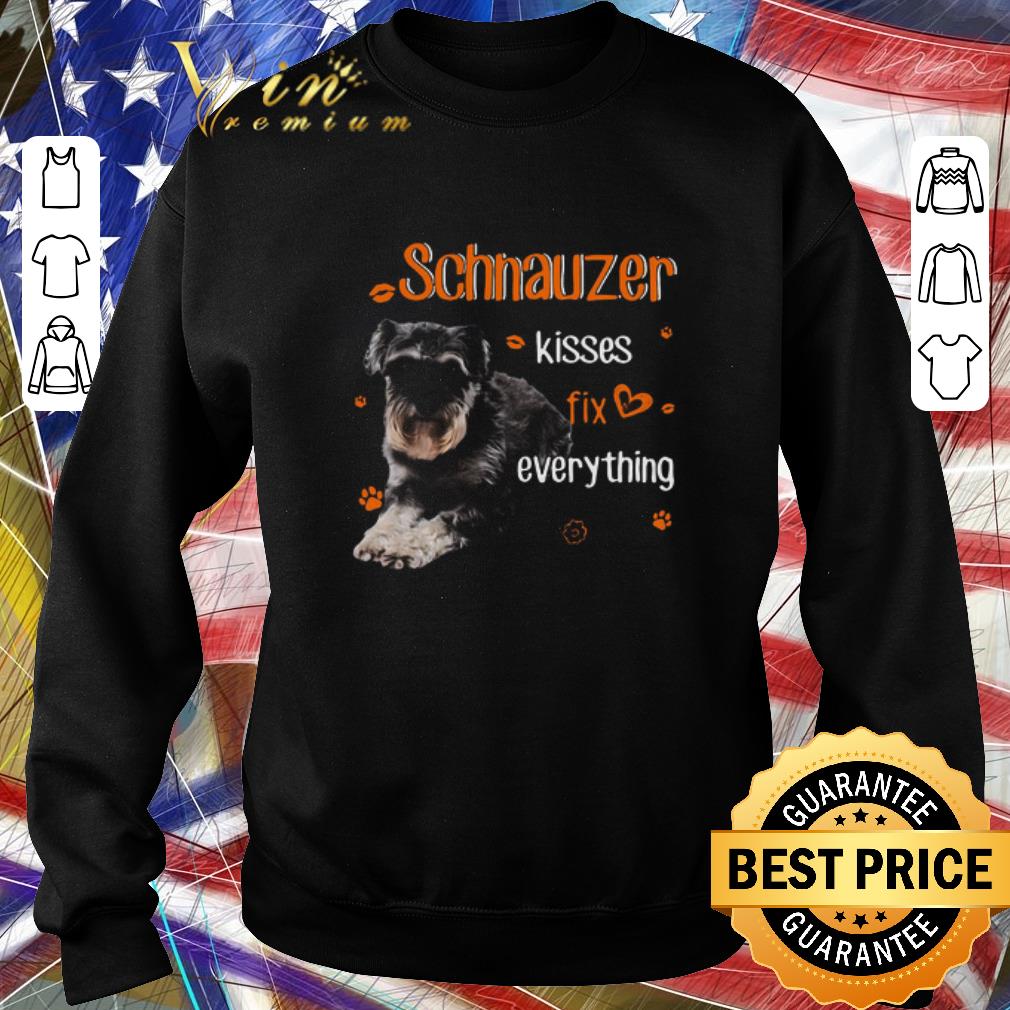 98bf43ce hot schnauzer kisses fix everything shirt 4 - Hot Schnauzer Kisses Fix Everything shirt
