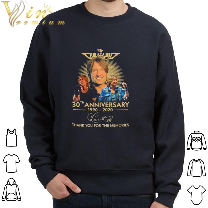 b763318f official keith urban 30th anniversary 1990 2020 signatures thank you for the memories tshirt sweatshirt 4 - Official Keith Urban 30th anniversary 1990 2020 signatures thank you for the memories tshirt sweatshirt