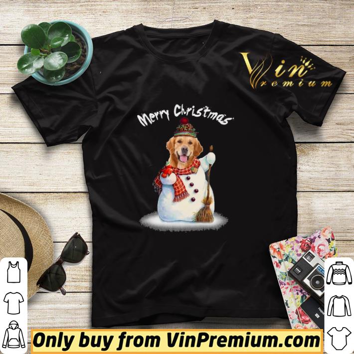 b7e91d34 merry christmas snow golden retriever shirt sweater 4 - Merry Christmas Snow Golden Retriever shirt sweater