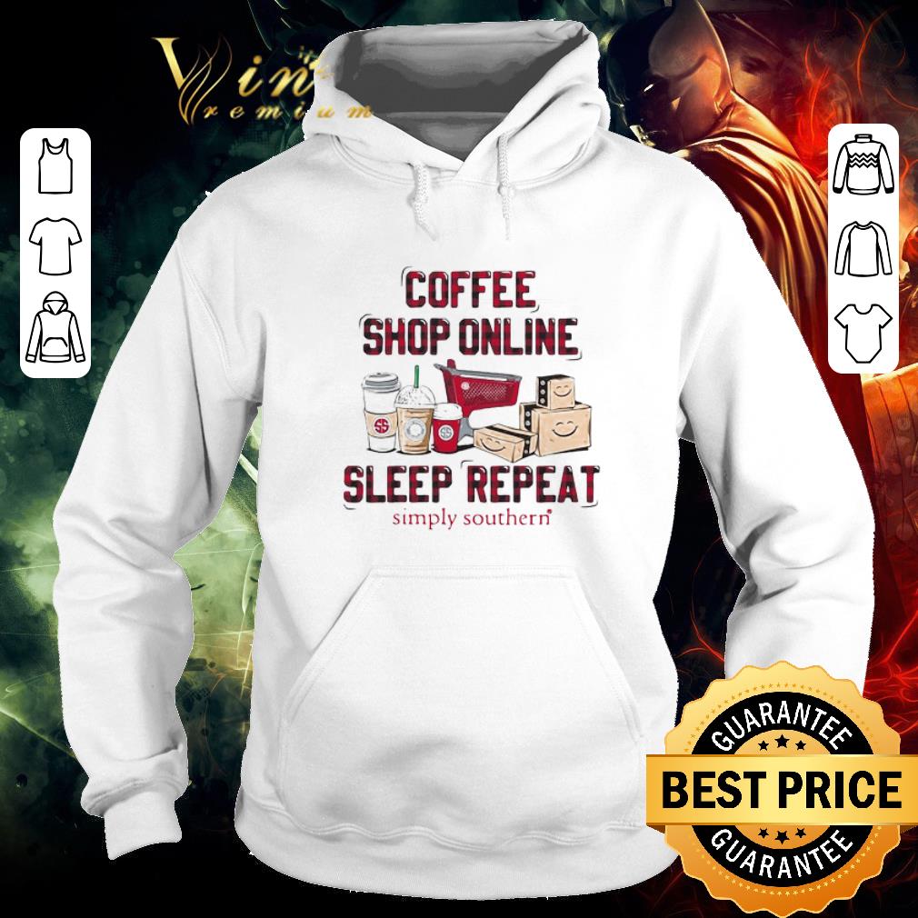 d41da4d4 pretty coffee shop online sleep repeat simply southern shirt 4 - Pretty Coffee Shop Online Sleep Repeat Simply Southern shirt