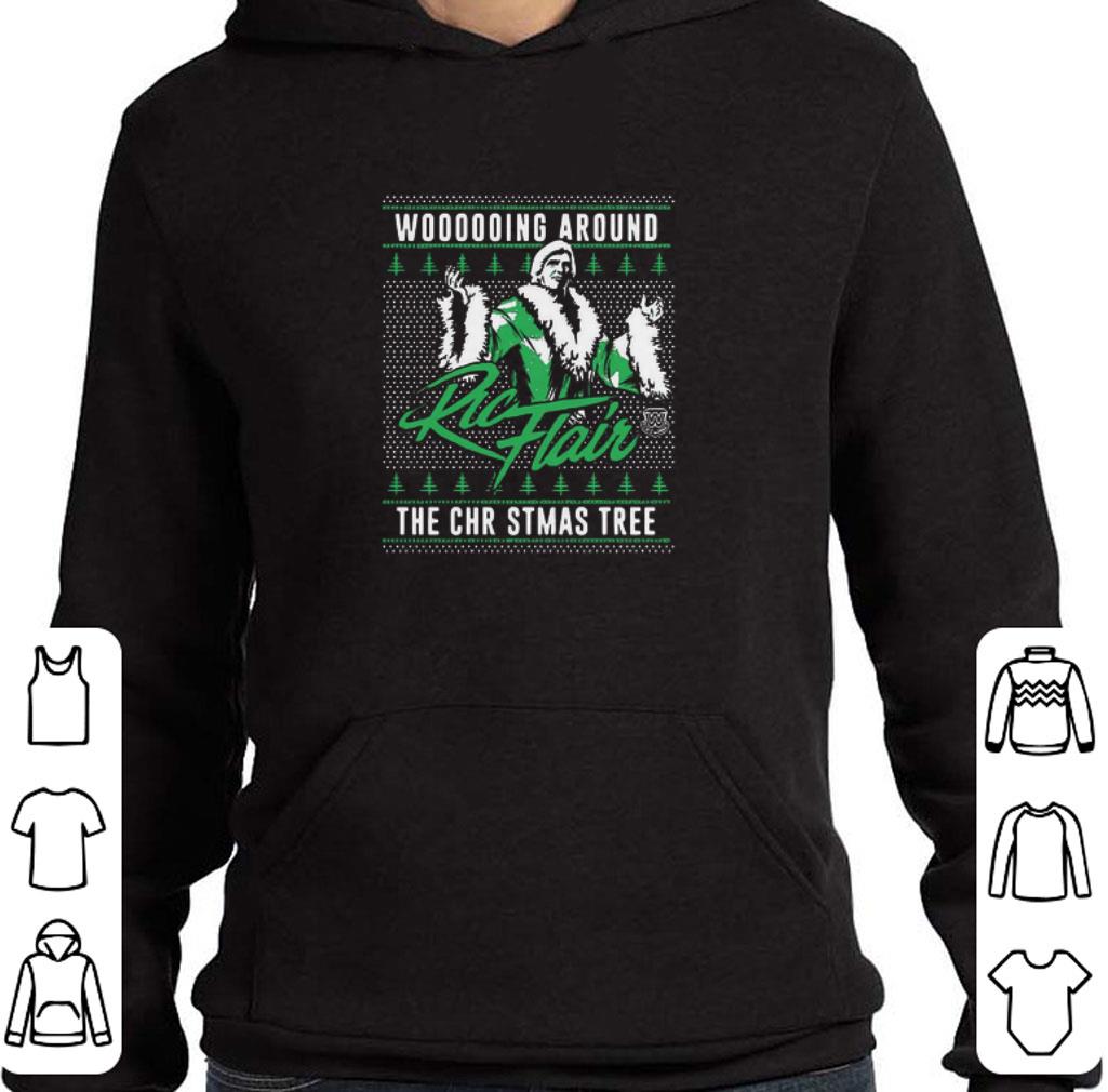 d88a07f9 awesome woooooing around ugly faux knit ric flair the christmas tree sweater shirt 4 - Awesome Woooooing Around Ugly Faux Knit Ric Flair The Christmas Tree Sweater shirt