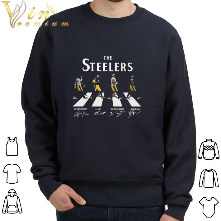 Premium The Steelers Abbey Road Signatures tshirt sweatshirt f41328ab premium the steelers abbey road signatures tshirt sweatshirt 4 - Premium The Steelers Abbey Road Signatures tshirt sweatshirt