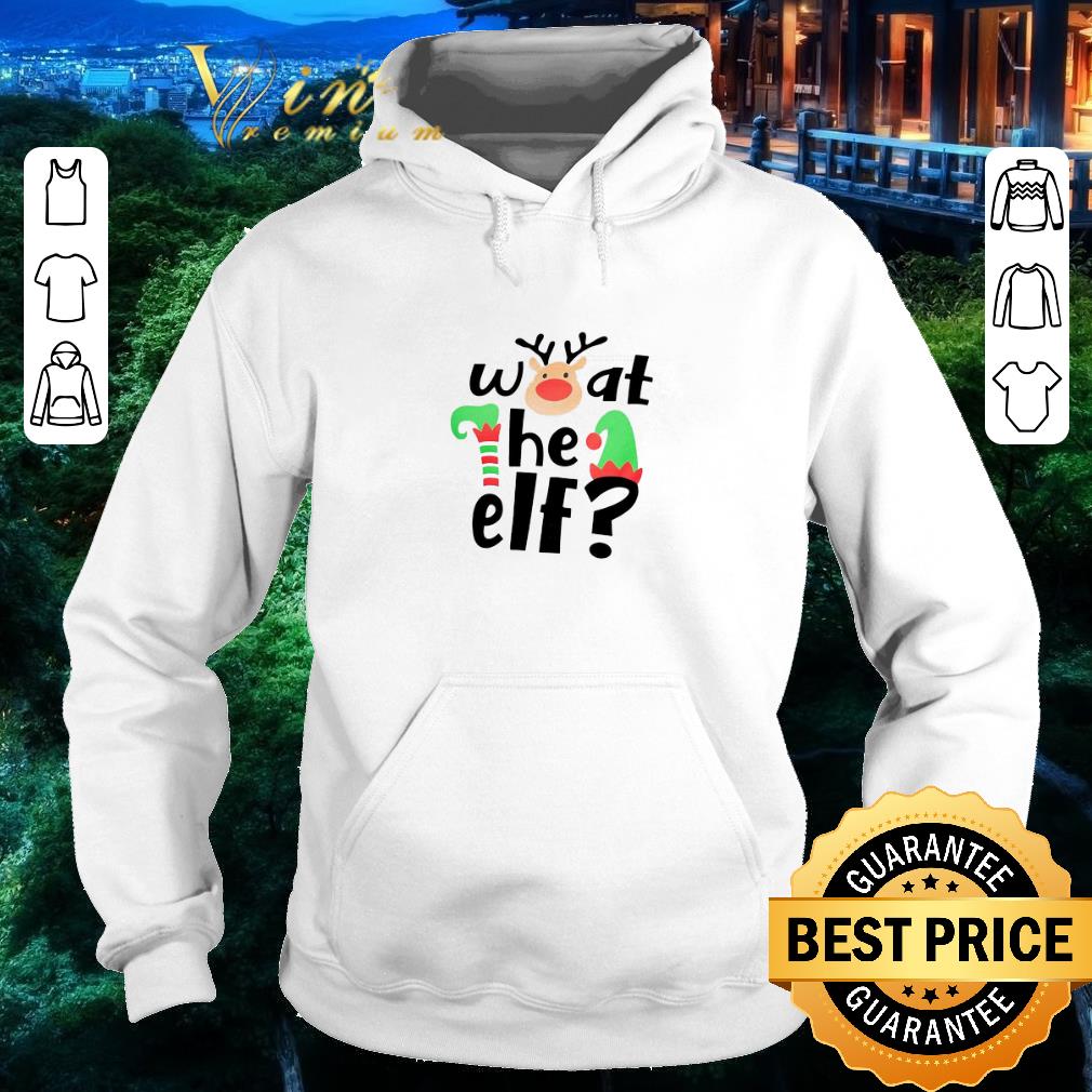 f8488f3a hot reindeer what the elf christmas shirt 4 - Hot Reindeer What The ELF Christmas shirt