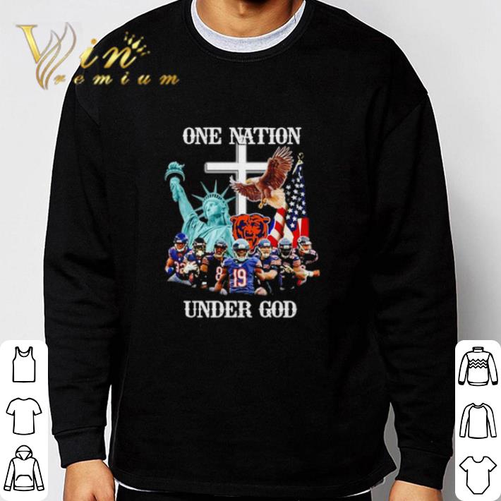 acfa35cf nice chicago bears one nation under god 2020 shirt sweater 4 - Nice Chicago Bears one nation under God 2020 shirt sweater