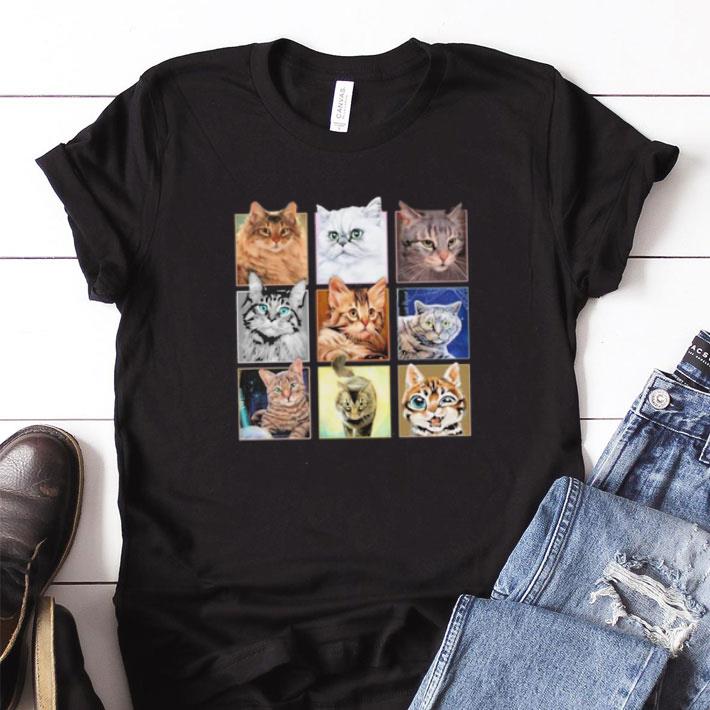 Awesome Cats In Squares shirt sweatshirt