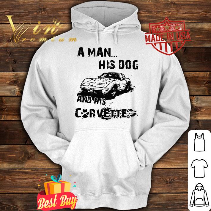 Official A Man His Dog And His Corvette Car Footprint shirt A Man His Dog And His Corvette Car Footprint shirt 4 - Official A Man His Dog And His Corvette Car Footprint shirt