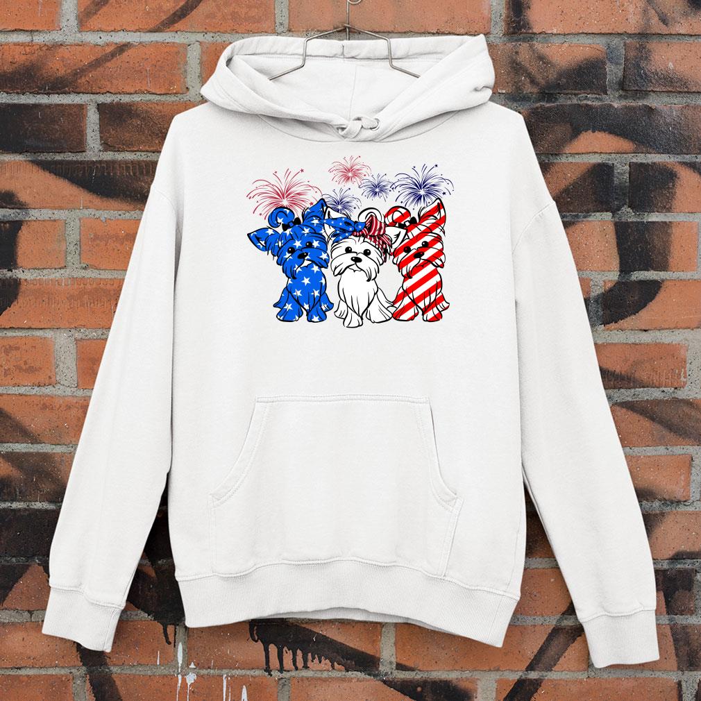 Original Fireworks Yorkshire Terrier red white and blue American flag shirt Fireworks Yorkshire Terrier red white and blue American flag shirt 4 - Original Fireworks Yorkshire Terrier red white and blue American flag shirt
