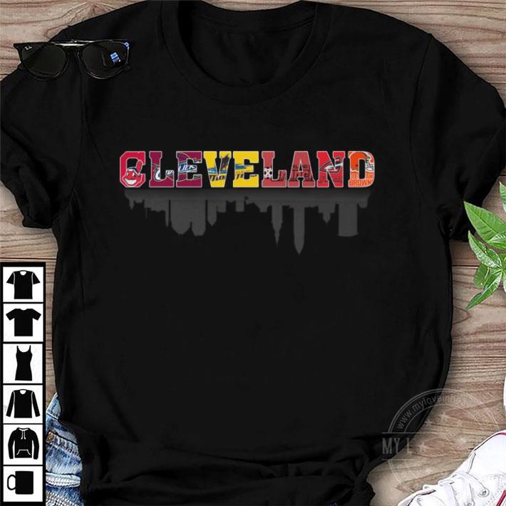 Awesome Cleveland Sports Teams Cleveland Indians Shirt, Cleveland Monsters, Cleveland Cavaliers, Cleveland Browns, Cleveland Gladiators