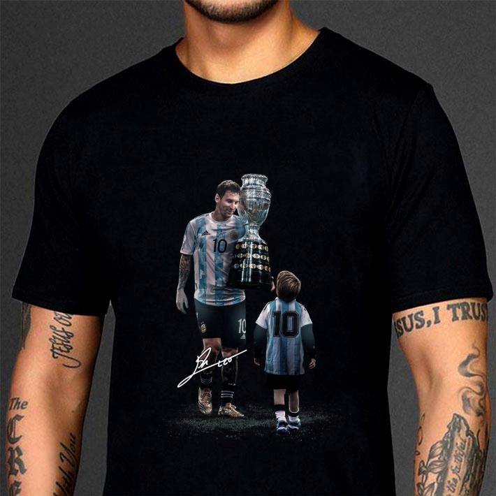 Premium Cup Copa America Lionel Messi And Son Signature Shirt, Argentina Champion, Father's day Cup Copa America Lionel Messi And Son Signature Shirt Argentina Champion Father s day 3 - Premium Cup Copa America Lionel Messi And Son Signature Shirt, Argentina Champion, Father's day