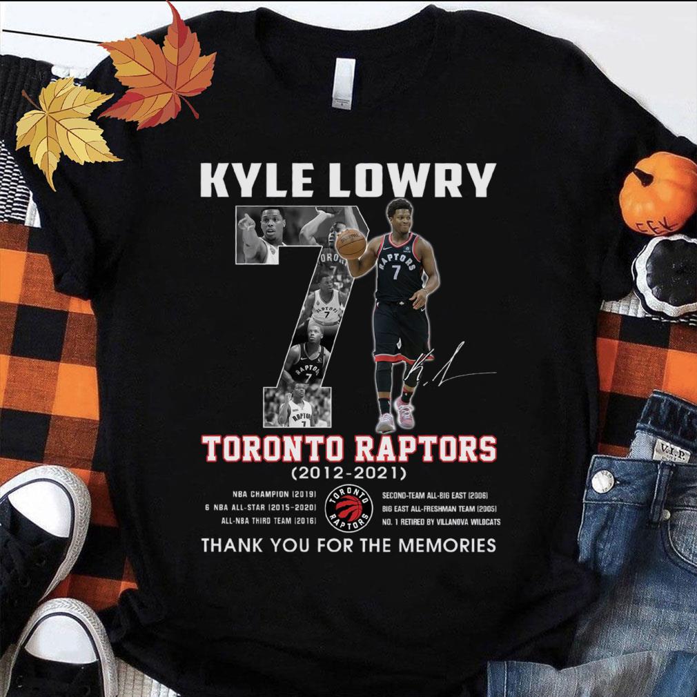 Premium All-NBA Kyle Lowry Toronto Raptors 2012-2021 Signature Thank You For The Memories Shirt All NBA Kyle Lowry Toronto Raptors 2012 2021 Signature Thank You For The Memories Shirt 1 - Premium All-NBA Kyle Lowry Toronto Raptors 2012-2021 Signature Thank You For The Memories Shirt