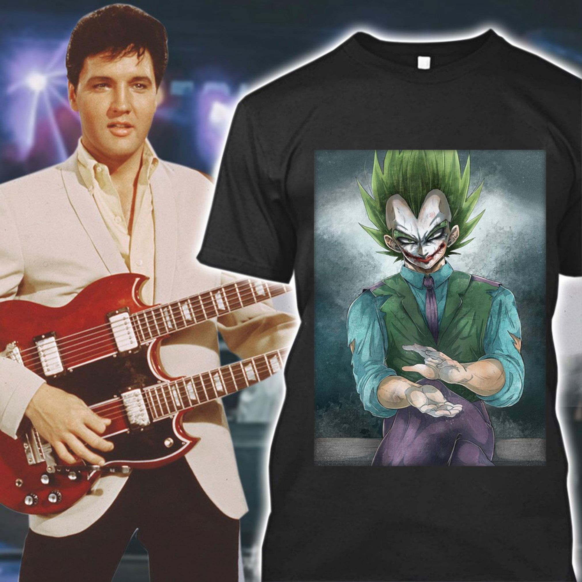 Funny Dragon Ball Vegeta mashup Joker shirt