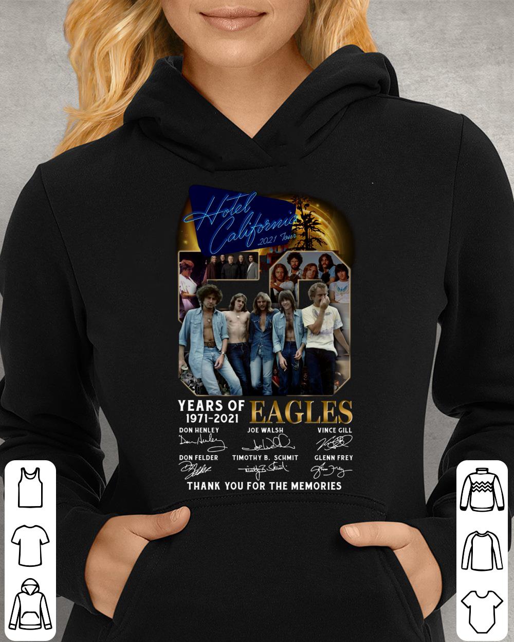 Funny Eagles Band Rock 50 Years Of 1971-2021 Signatures Thank You Hotel California 2021 Tour Shirt Eagles Band Rock 50 Years Of 1971 2021 Signatures Thank You Hotel California 2021 Tour Shirt 4 - Funny Eagles Band Rock 50 Years Of 1971-2021 Signatures Thank You Hotel California 2021 Tour Shirt