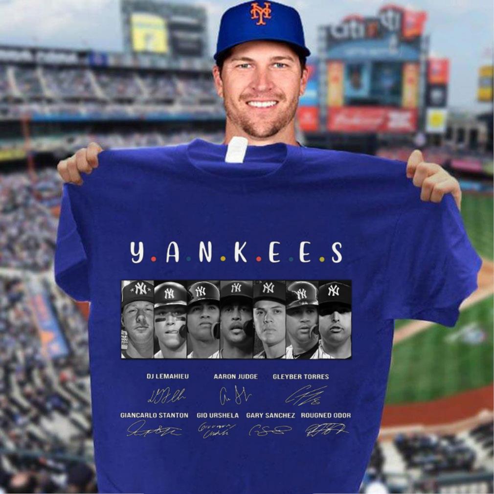Funny Friends New York Yankees Team Players Signatures Shirt Friends New York Yankees Team Players Signatures Shirt 3 - Funny Friends New York Yankees Team Players Signatures Shirt