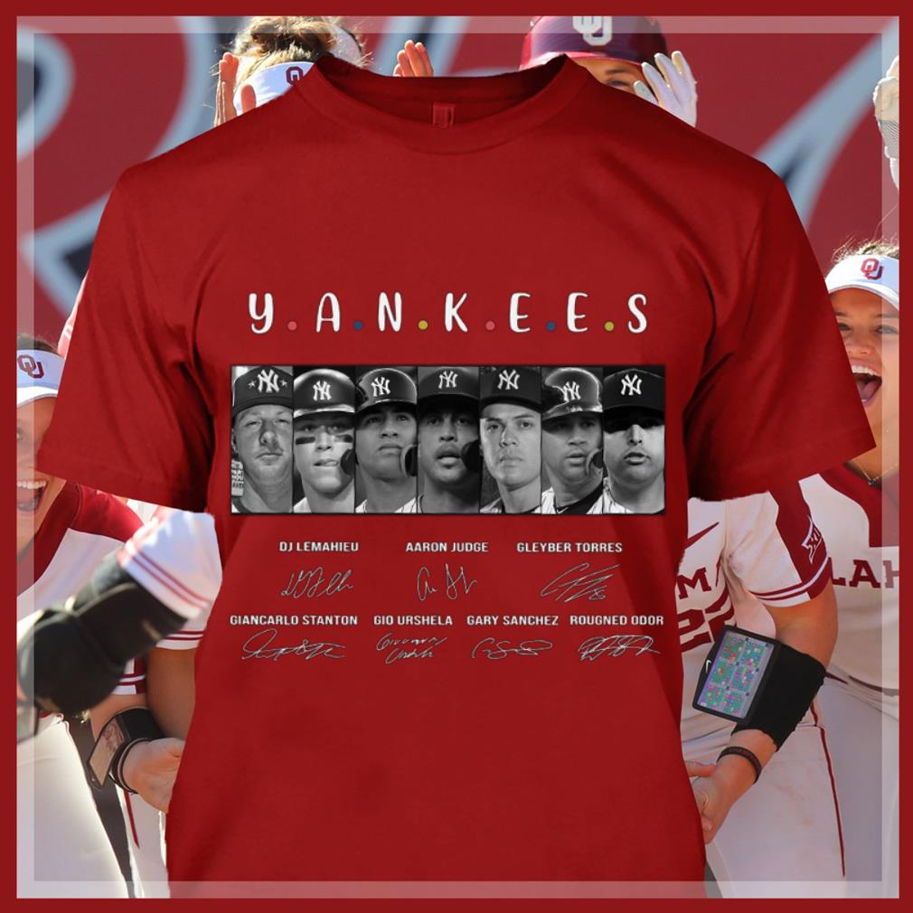 Funny Friends New York Yankees Team Players Signatures Shirt Friends New York Yankees Team Players Signatures Shirt 4 - Funny Friends New York Yankees Team Players Signatures Shirt