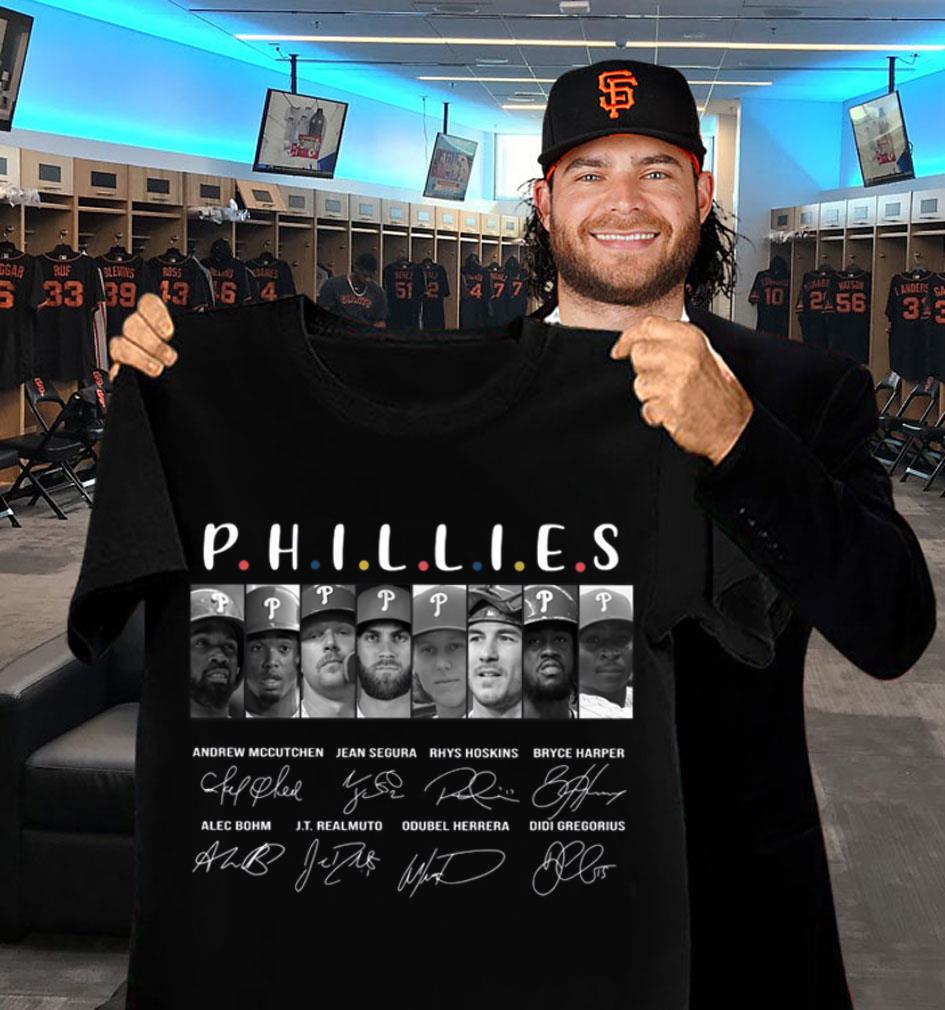 Best Friends Philadelphia Phillies Team Players Signatures Shirt Friends Philadelphia Phillies Team Players Signatures Shirt 2 - Best Friends Philadelphia Phillies Team Players Signatures Shirt