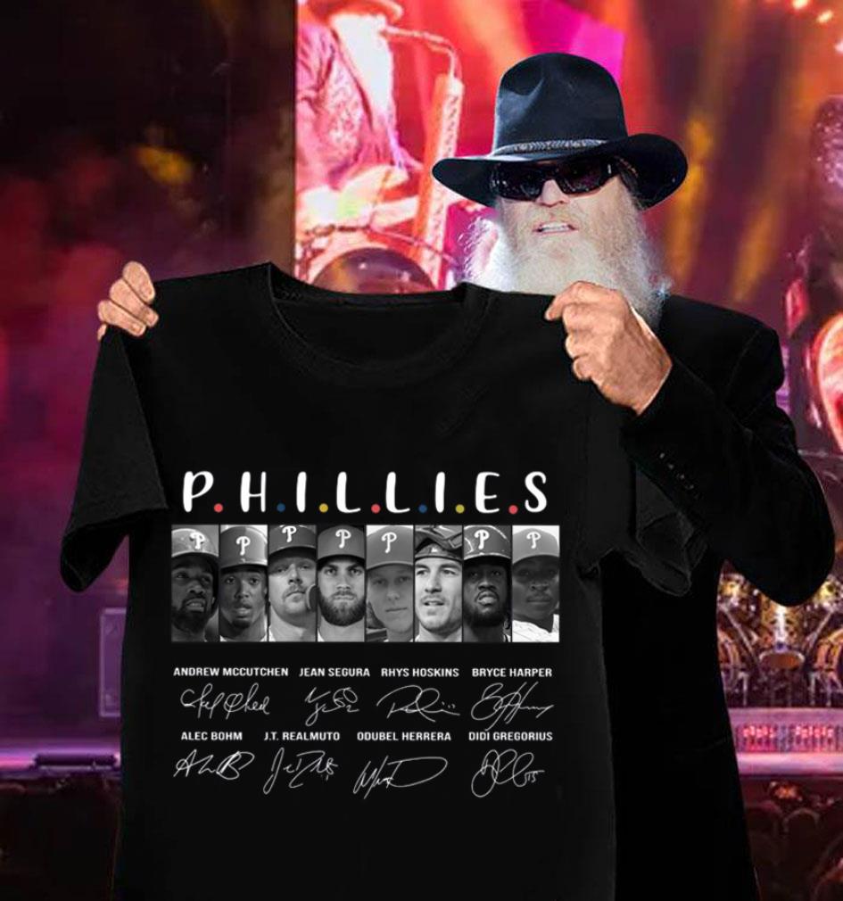 Best Friends Philadelphia Phillies Team Players Signatures Shirt Friends Philadelphia Phillies Team Players Signatures Shirt 3 - Best Friends Philadelphia Phillies Team Players Signatures Shirt