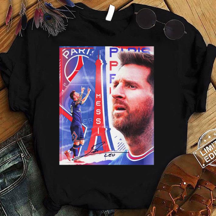 Hot Lionel Messi Signature Paris Saint-Germain F.C. Poster Shirt