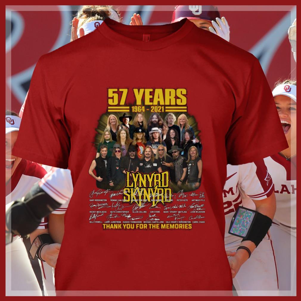 Best Lynyrd Skynyrd band rock 57 years 1964-2021 signatures thank you for the memories shirt Lynyrd Skynyrd band rock 57 years 1964 2021 signatures thank you for the memories shirt 4 - Best Lynyrd Skynyrd band rock 57 years 1964-2021 signatures thank you for the memories shirt