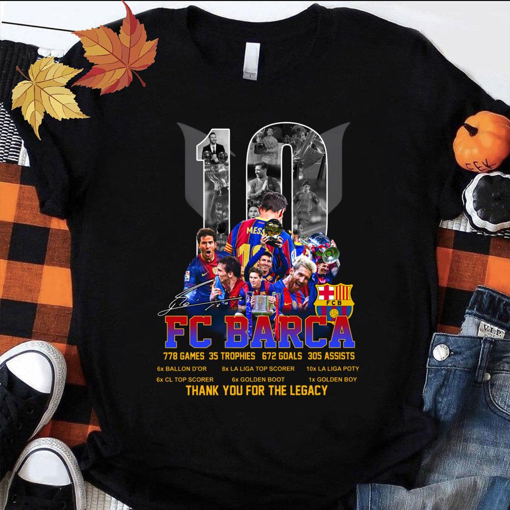 Hot M10 Lionel Messi FC Barca records & achievements signature thank you for the legacy shirt M10 Lionel Messi FC Barca records achievements signature thank you for the legacy shirt 1 - Hot M10 Lionel Messi FC Barca records & achievements signature thank you for the legacy shirt