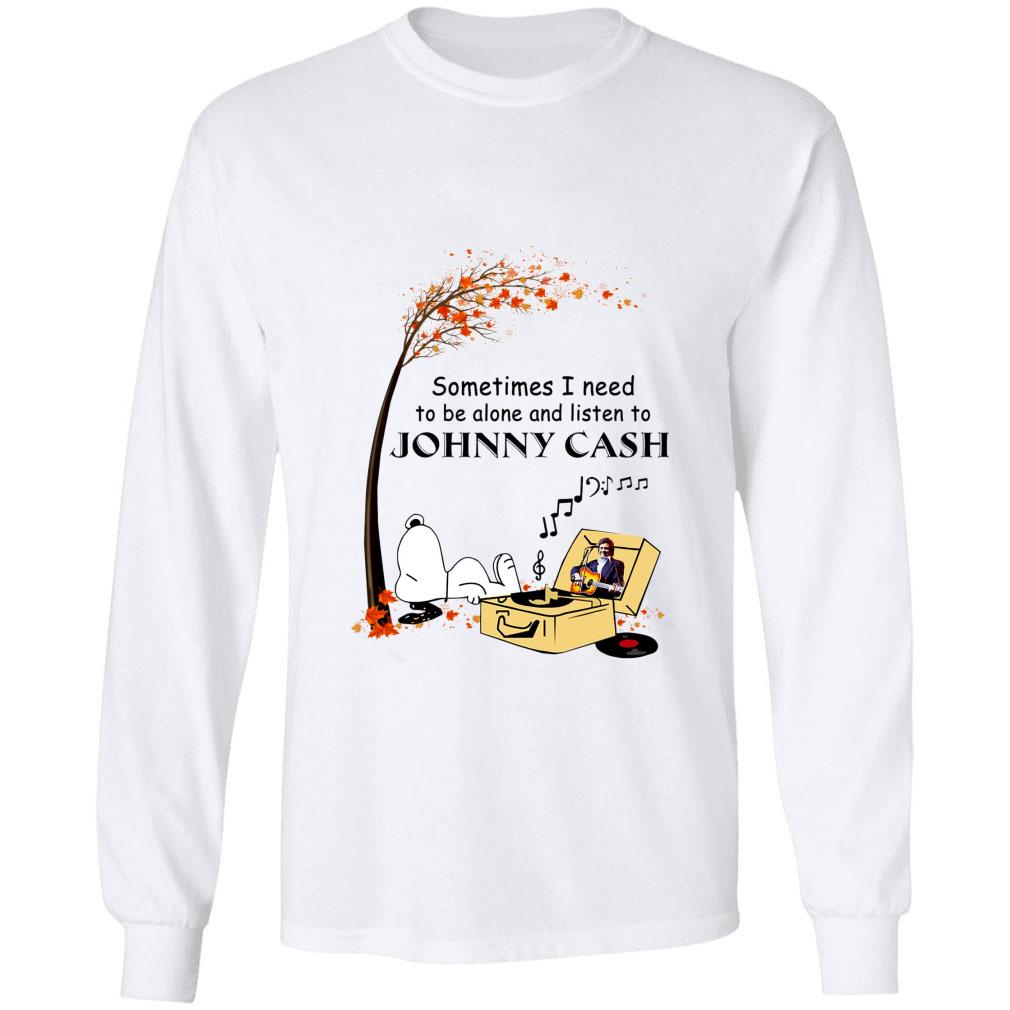 Official Peanuts Snoopy Sometime I Need To Be Alone And Listen To Johnny Cash Shirt Peanuts Snoopy Sometime I Need To Be Alone And Listen To Johnny Cash Shirt 2 - Official Peanuts Snoopy Sometime I Need To Be Alone And Listen To Johnny Cash Shirt