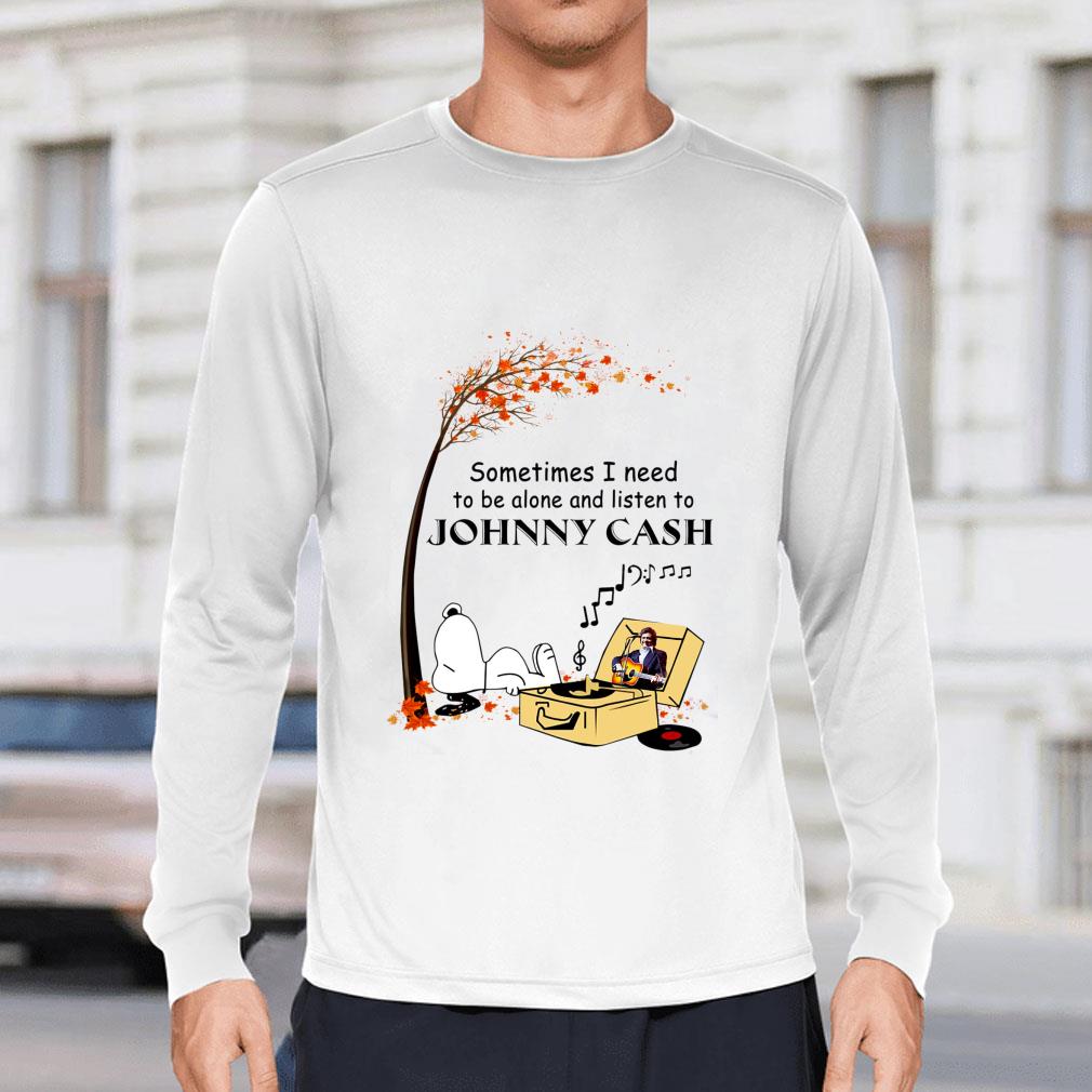 Official Peanuts Snoopy Sometime I Need To Be Alone And Listen To Johnny Cash Shirt Peanuts Snoopy Sometime I Need To Be Alone And Listen To Johnny Cash Shirt 3 - Official Peanuts Snoopy Sometime I Need To Be Alone And Listen To Johnny Cash Shirt