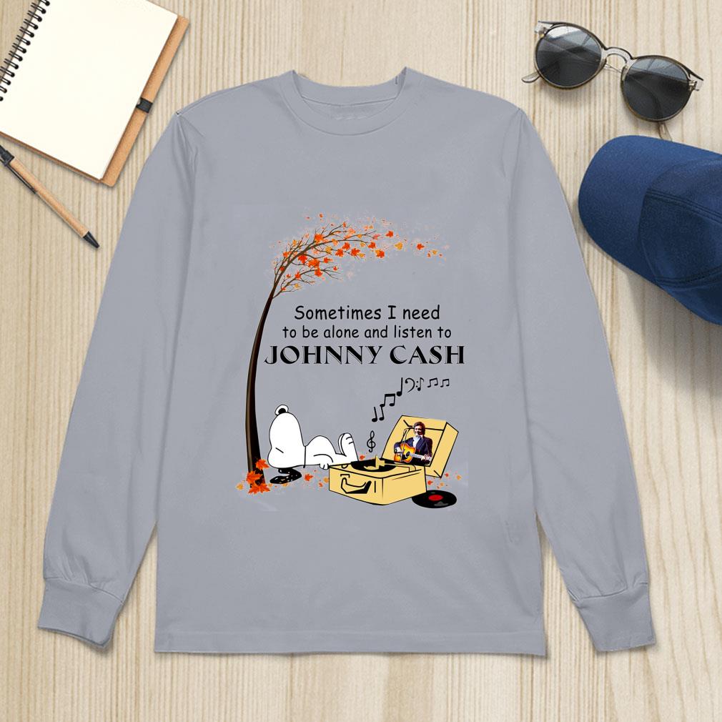 Official Peanuts Snoopy Sometime I Need To Be Alone And Listen To Johnny Cash Shirt Peanuts Snoopy Sometime I Need To Be Alone And Listen To Johnny Cash Shirt 4 - Official Peanuts Snoopy Sometime I Need To Be Alone And Listen To Johnny Cash Shirt