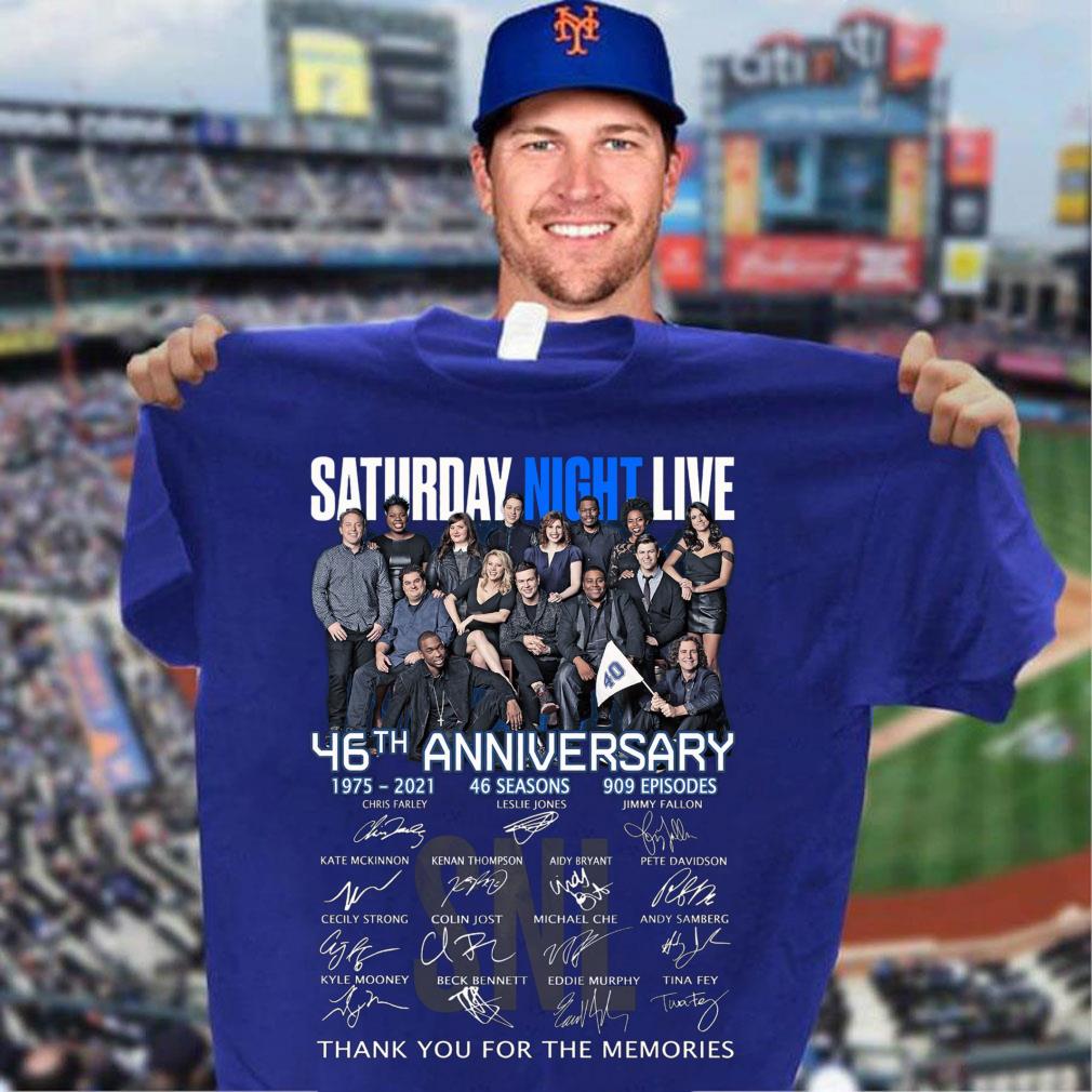 Premium SNL Saturday Night Live 46th Anniversary 1975-2021 46 Seasons 909 Episodes Signatures Thank You For The Memories Shirt SNL Saturday Night Live 46th Anniversary 1975 2021 46 Seasons 909 Episodes Signatures Thank You For The Memories Shirt 3 1 - Premium SNL Saturday Night Live 46th Anniversary 1975-2021 46 Seasons 909 Episodes Signatures Thank You For The Memories Shirt