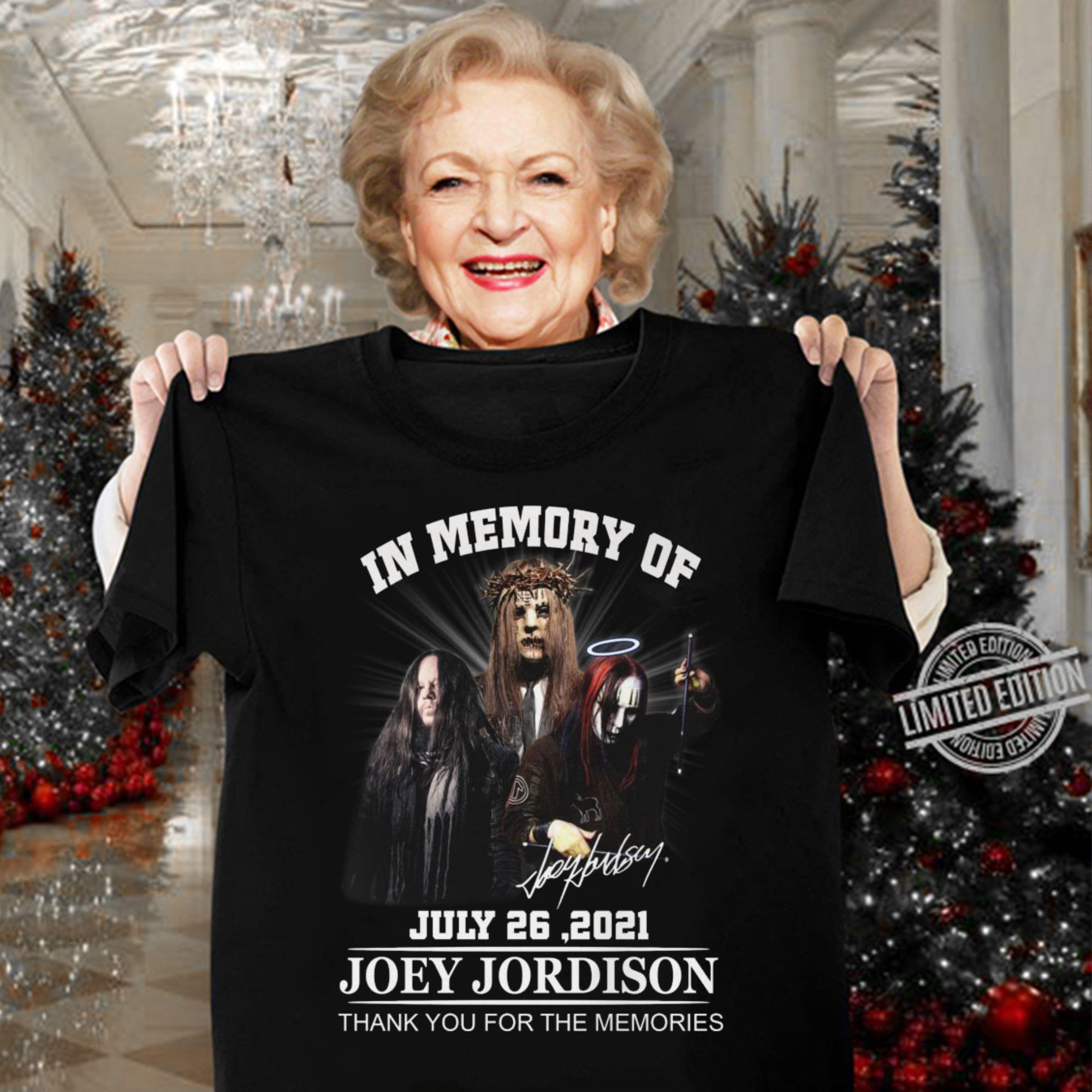 Best Slipknot Band In Memory Of July 26 2021 RIP Joey Jordison Signature Thank Memories Shirt Slipknot Band In Memory Of July 26 2021 RIP Joey Jordison Signature Thank Memories Shirt 3 - Best Slipknot Band In Memory Of July 26 2021 RIP Joey Jordison Signature Thank Memories Shirt