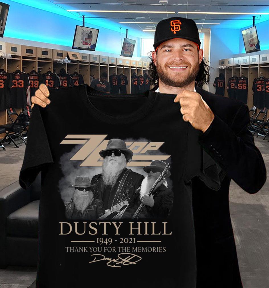 Official Thank You Dusty Hill RIP Signature Zz Top Rock Band 1949-2021 Shirt Thank You Dusty Hill RIP Signature Zz Top Rock Band 1949 2021 Shirt 2 - Official Thank You Dusty Hill RIP Signature Zz Top Rock Band 1949-2021 Shirt